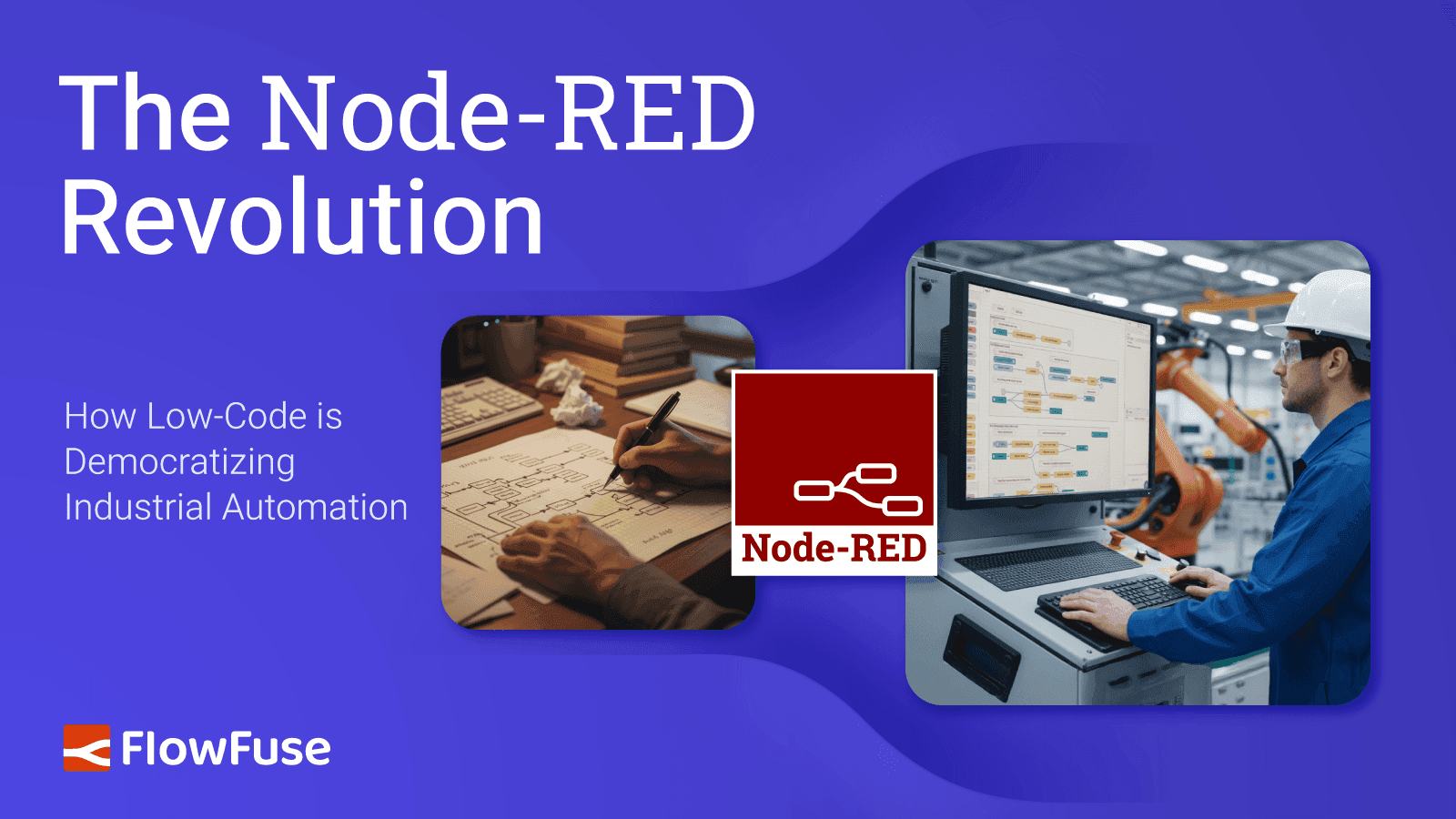 Image representing The Node-RED Revolution: How Low-Code is Democratizing Industrial Automation